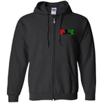 BLACK OWNED RBG Zip Up Hooded Sweatshirt