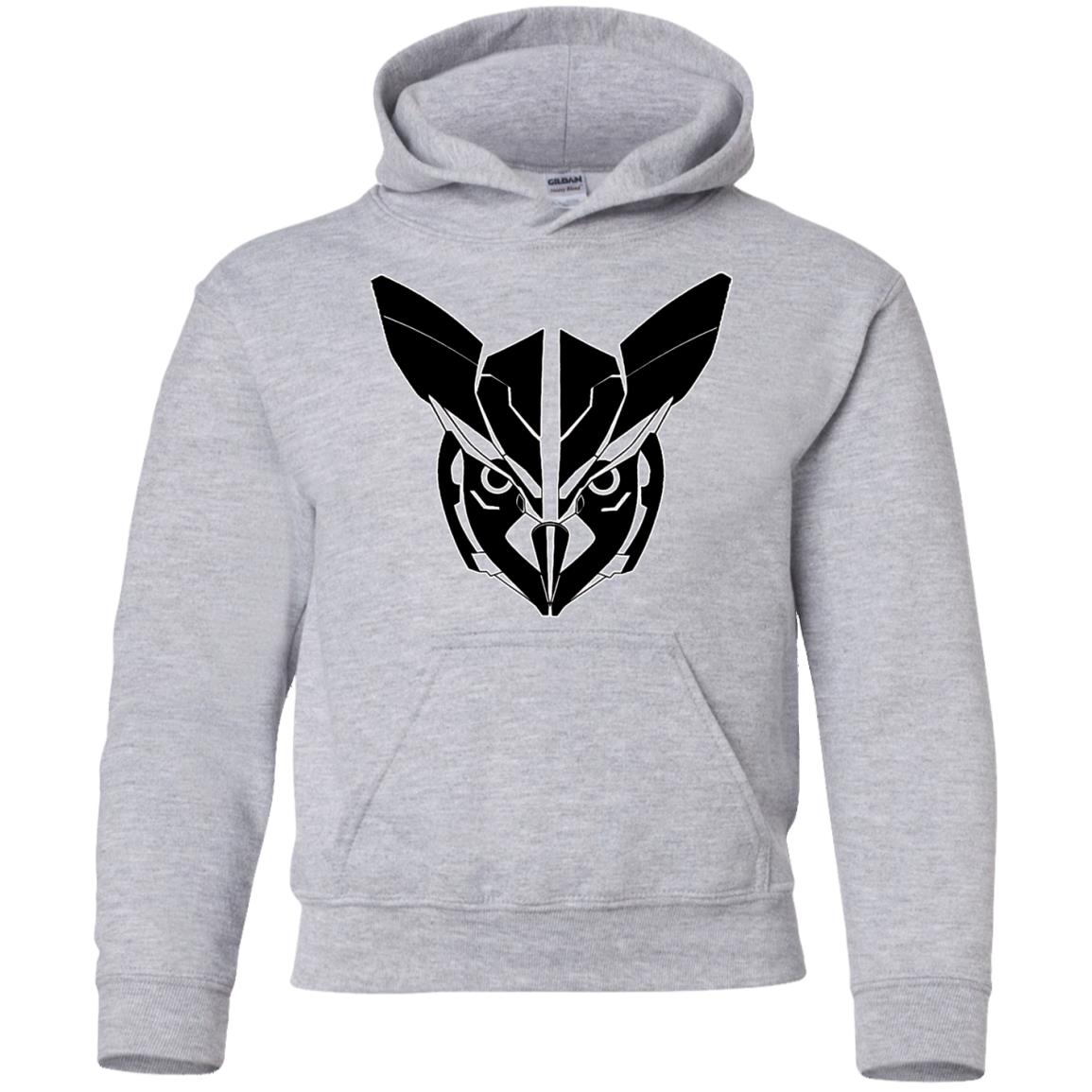 Owl Face Transformers Kids Pullover Hoodie