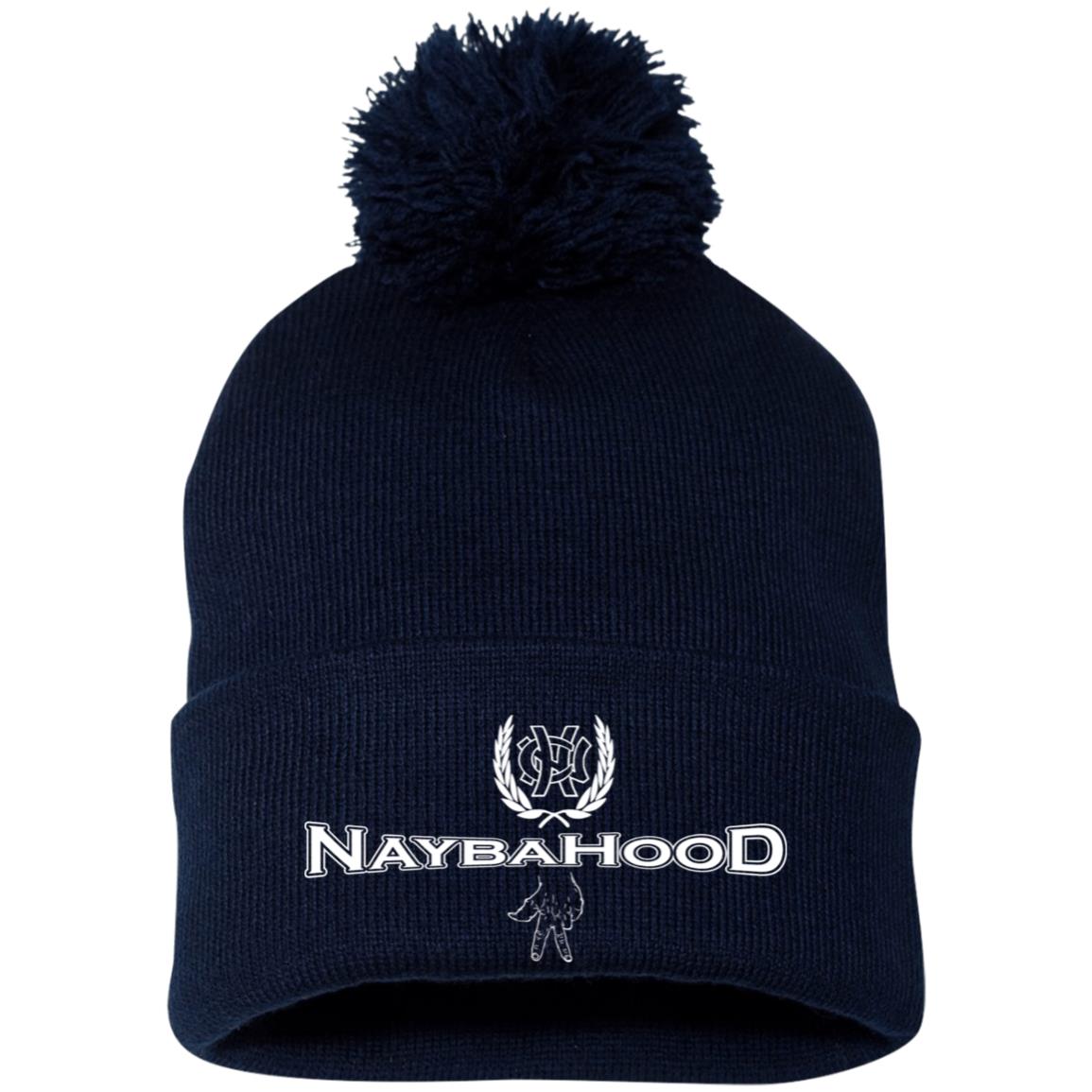 NAYBAYH3D Pom Pom Knit Cap