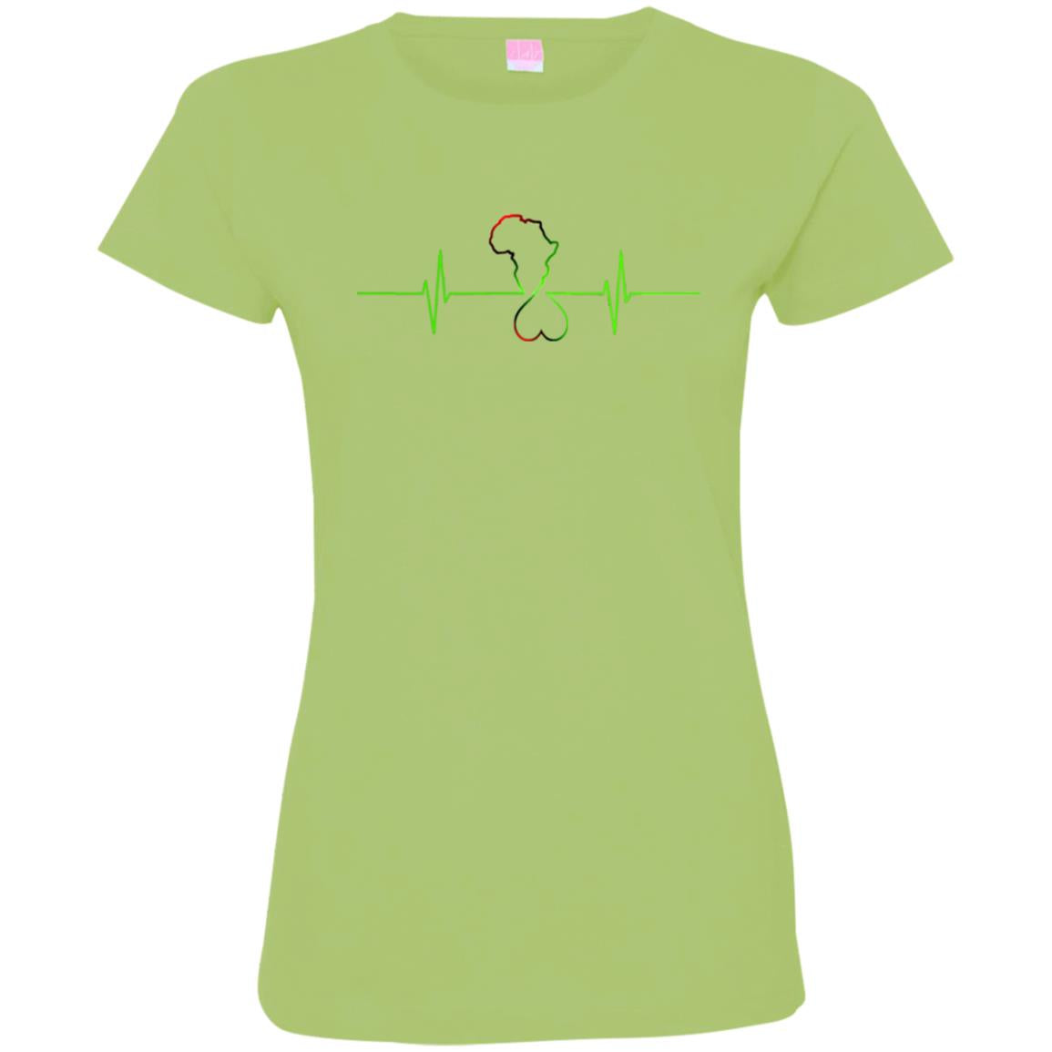 Afrika Hearthbeat Ladies' Jersey T-Shirt