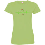 Afrika Hearthbeat Ladies' Jersey T-Shirt