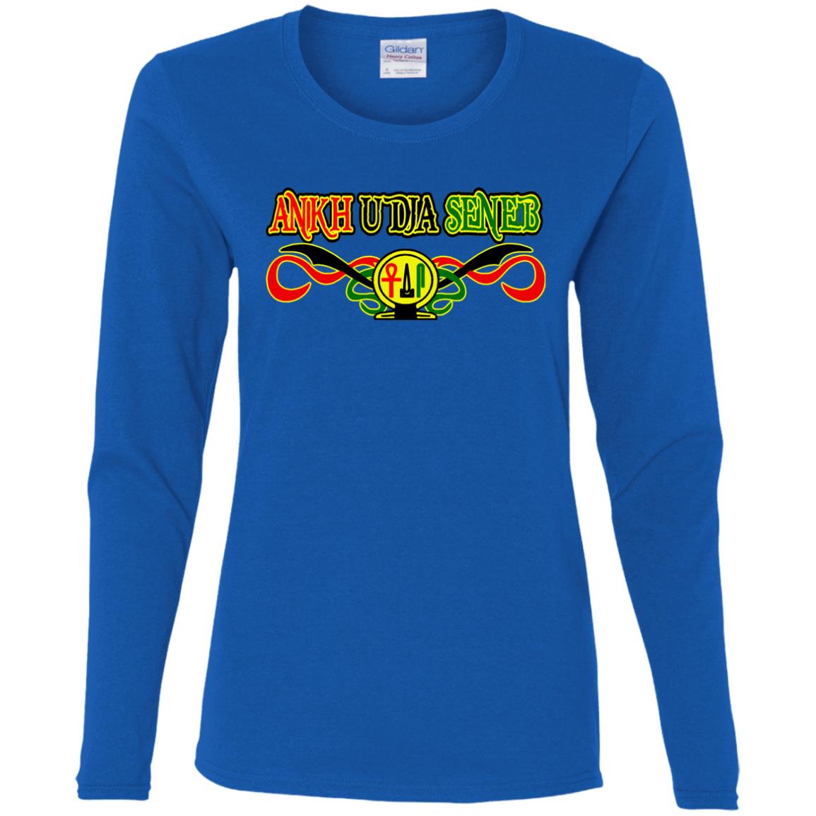 Ankh Udja Seneb shen  Ladies' LS T-Shirt