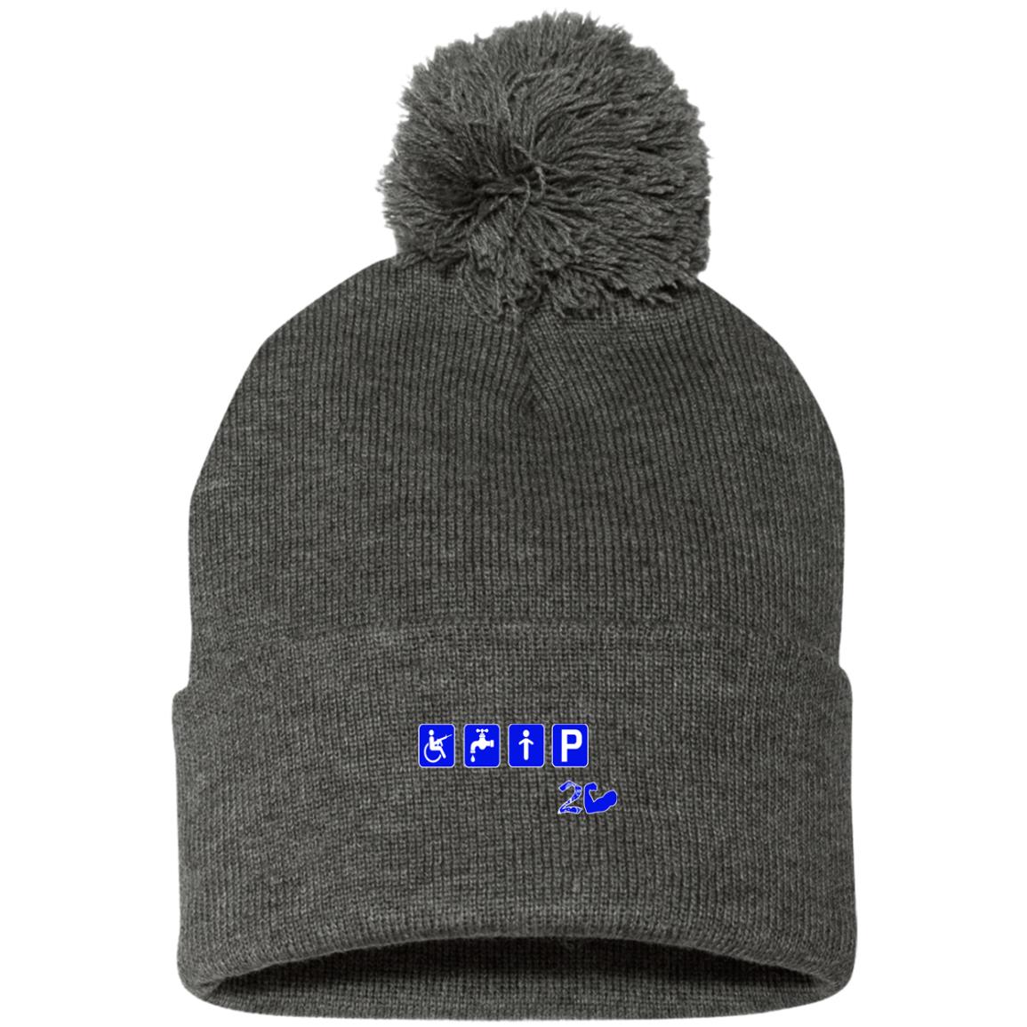 CRIP 2 HARD Pom Pom Knit Cap