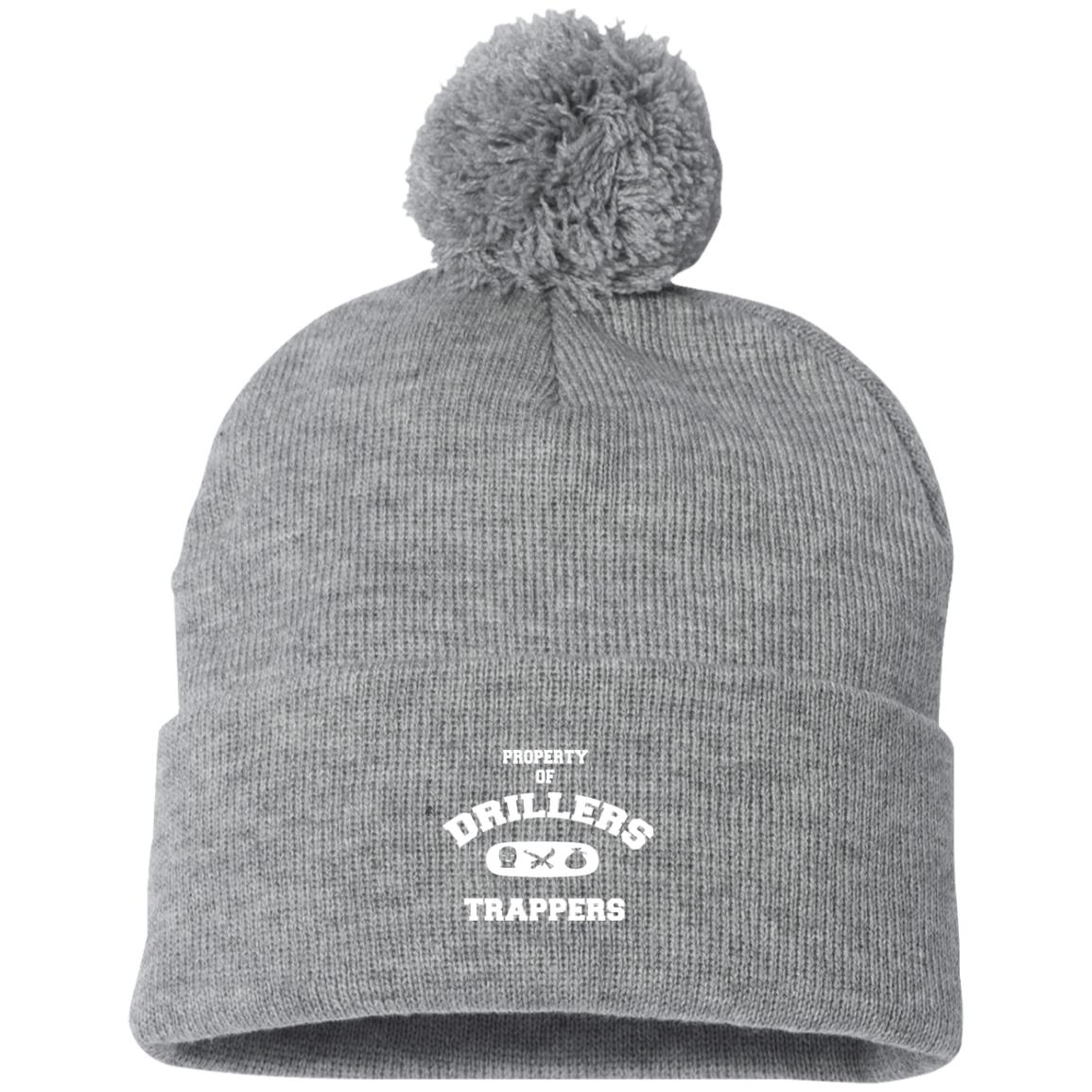 PROPERTY OF DRILLERS Pom Pom Knit Cap