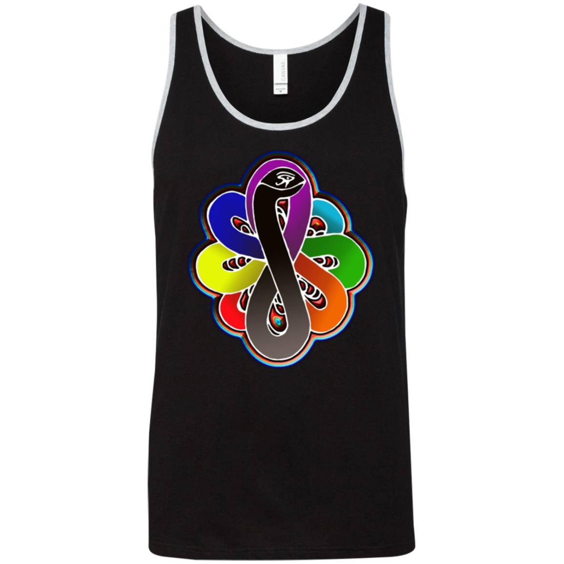 Infinity Snake of B-mwelo(chakras) Unisex Tank Top