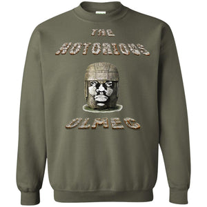 The Notorious Olmec Crewneck  Sweatshirt  8 oz.