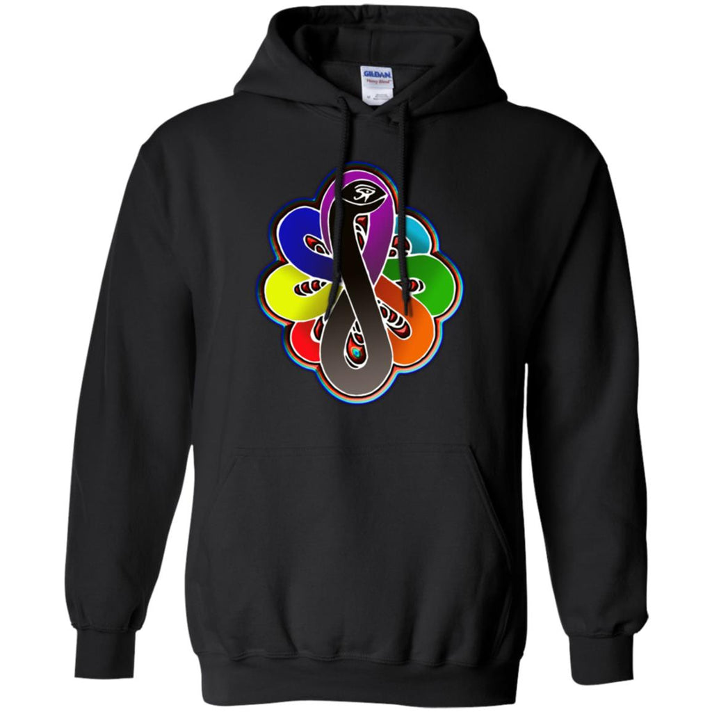 Infinity Snake of B-mwelo(chakras) Hoodie 8 oz.