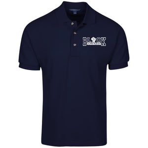BLACK OWNED Cotton Pique Knit Polo