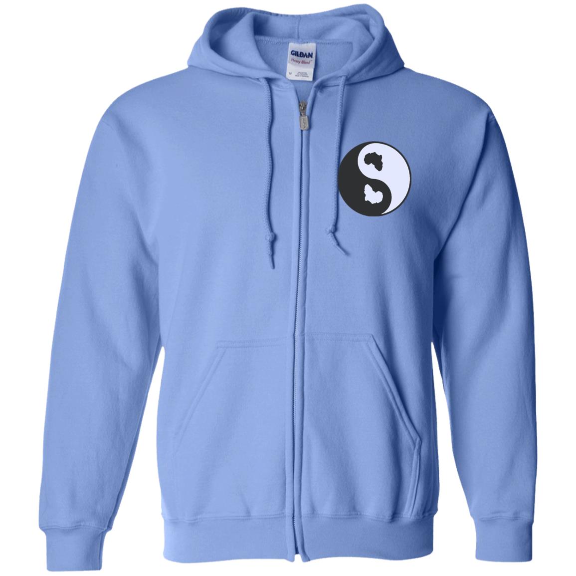 Ying Yang KMT Zip Up Hooded Sweatshirt