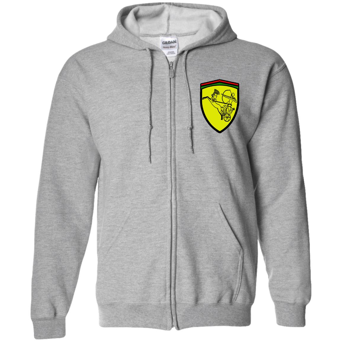 Ramses II Victory EMB Zip Up Hooded Sweatshirt