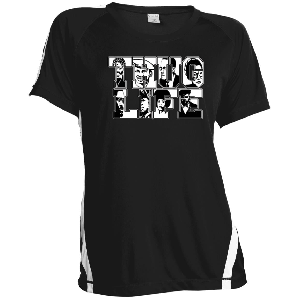 Thug Life Icon Ladies' Polyester T-Shirt