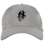 CRIP SKULL Brushed Twill Unstructured Cap
