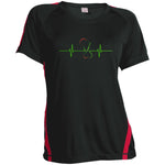 Afrika Hearthbeat Ladies' Polyester T-Shirt