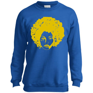 Afro Kween Youth Crewneck Sweatshirt