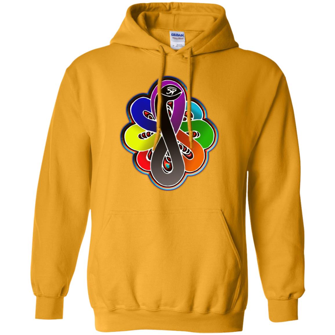 Infinity Snake of B-mwelo(chakras) Hoodie 8 oz.