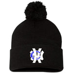 NHC BW Pom Pom Knit Cap