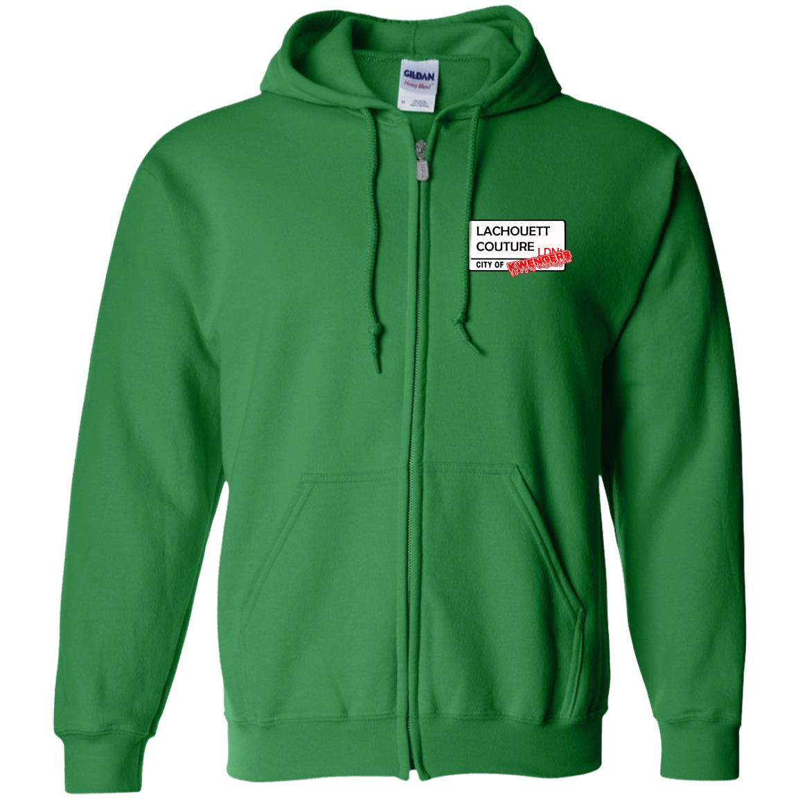 CITY OF KWENGERS Zip Up Hooded Sweatshirt