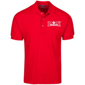 BLACK OWNED Cotton Pique Knit Polo