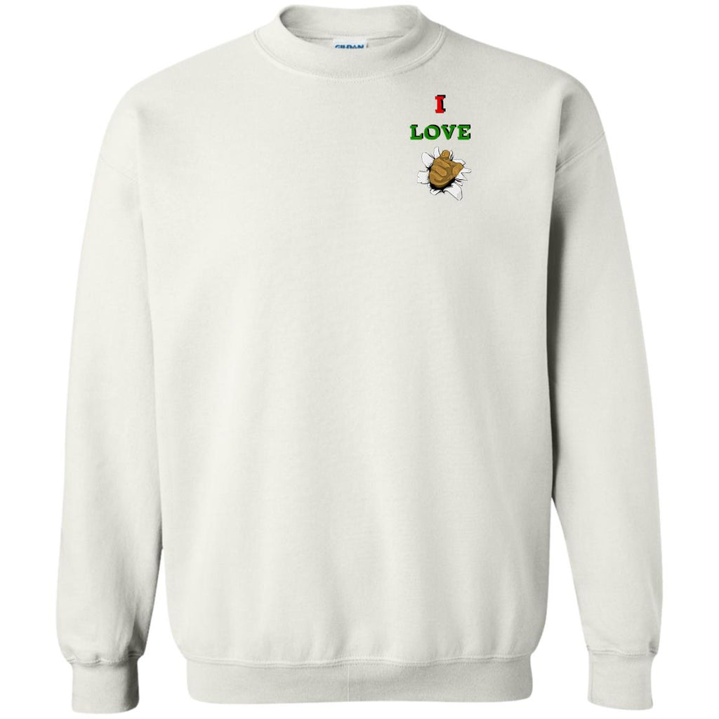 I Love You men Crewneck Pullover