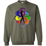 Infinity Snake of B-mwelo(chakras) Sweatshirt  8 oz.