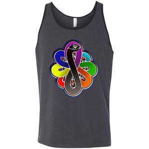 Infinity Snake of B-mwelo(chakras) Unisex Tank Top