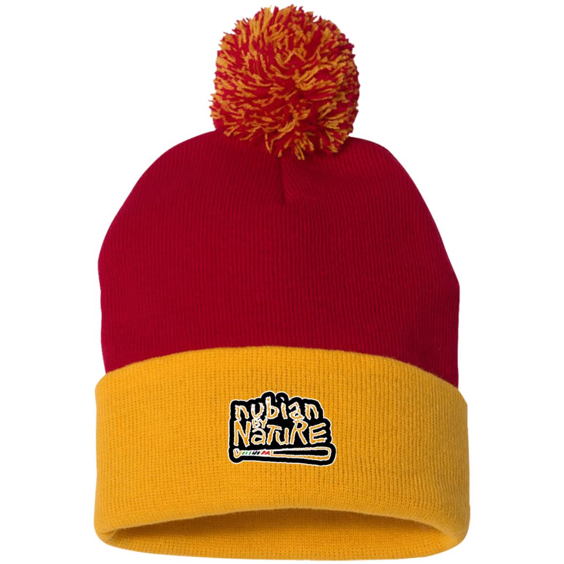 Nubian By Nature Pom Pom Knit Cap