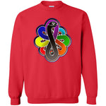 Infinity Snake of B-mwelo(chakras) Sweatshirt  8 oz.