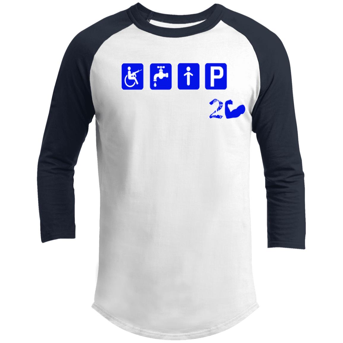 CRIP 2 HARD Raglan Sleeve Shirt