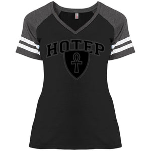 Hotep Ladies'V-Neck T-Shirt