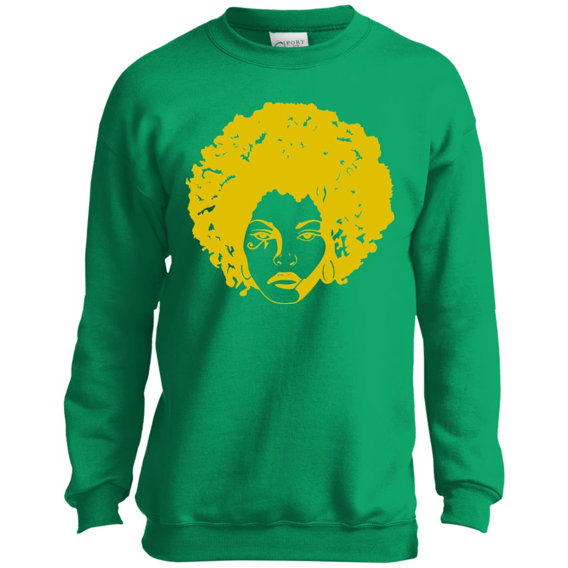 Afro Kween Youth Crewneck Sweatshirt