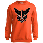 Owl Face Transformers Youth Crewneck Sweatshirt