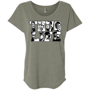 Thug Life Icon Ladies' Triblend Sleeves