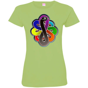 Infinity snake of B-Mwelo(chakras) Ladies'T-Shirt