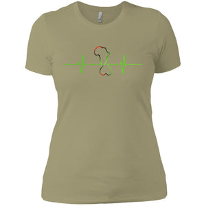 Afrika Hearthbeat Ladies' T-Shirt