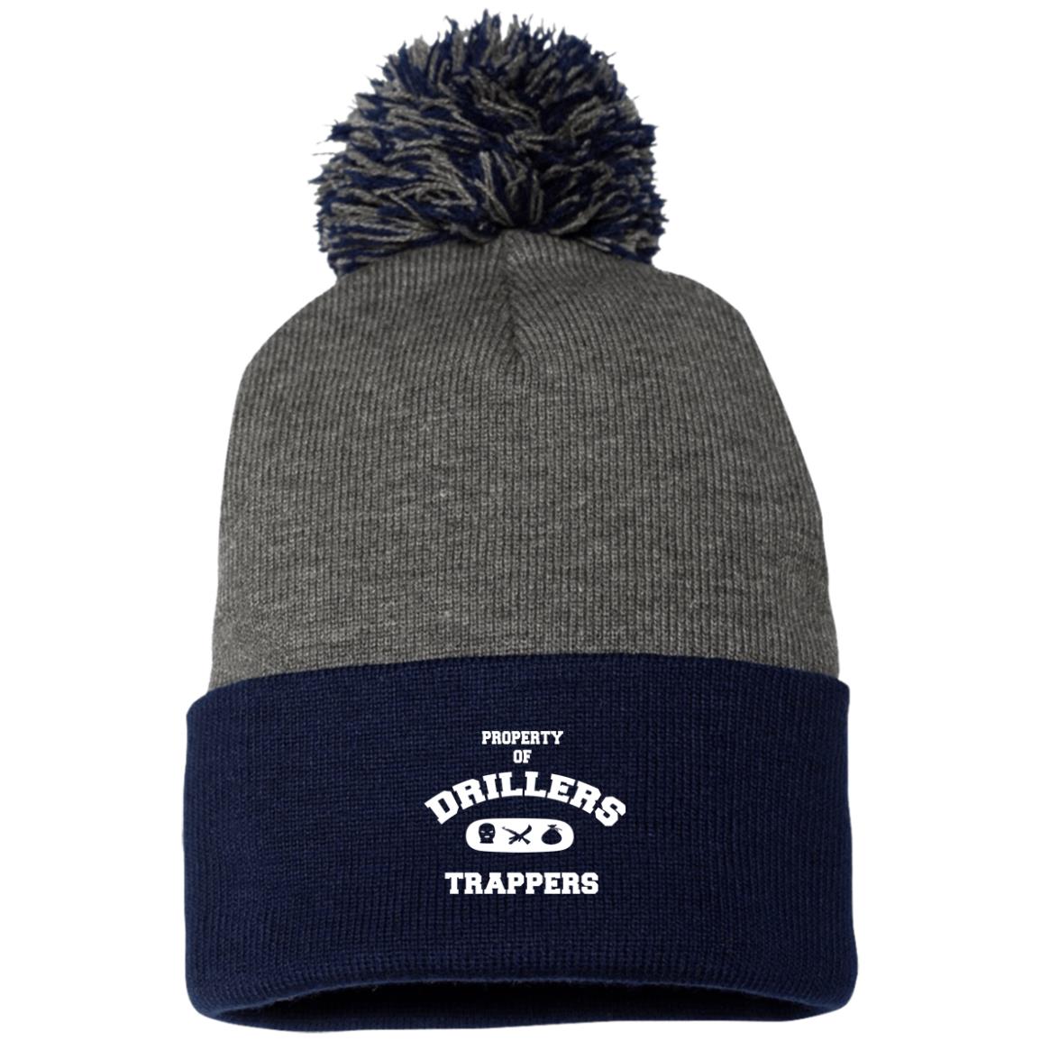 PROPERTY OF DRILLERS Pom Pom Knit Cap