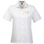 LaChouett Old Gold Ladies' Snap Closure Short-Sleeve Shirt