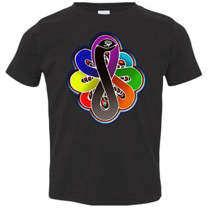 Infinity Snake of B-Mwelo(chakras)Toddler T-Shirt