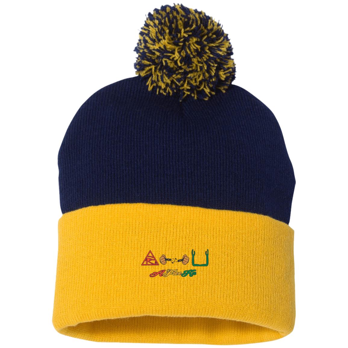 AFREEKA Pom Pom Knit Cap