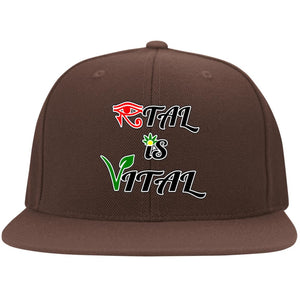 Ital Is Vital EM Flat Bill Twill Flexfit Cap