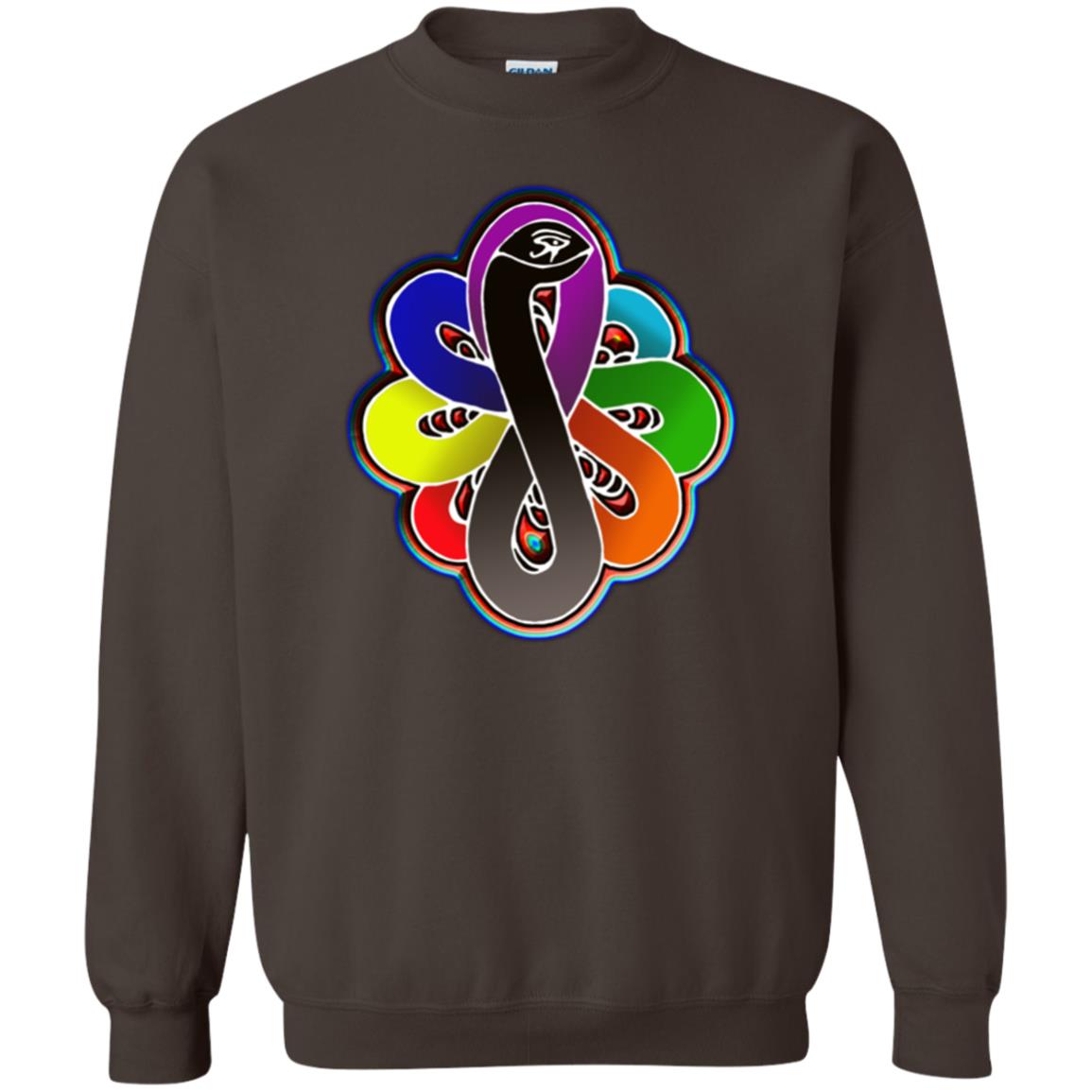 Infinity Snake of B-mwelo(chakras) Sweatshirt  8 oz.