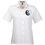 Ying Yang KMT Ladies' Snap Closure Short-Sleeve Shirt