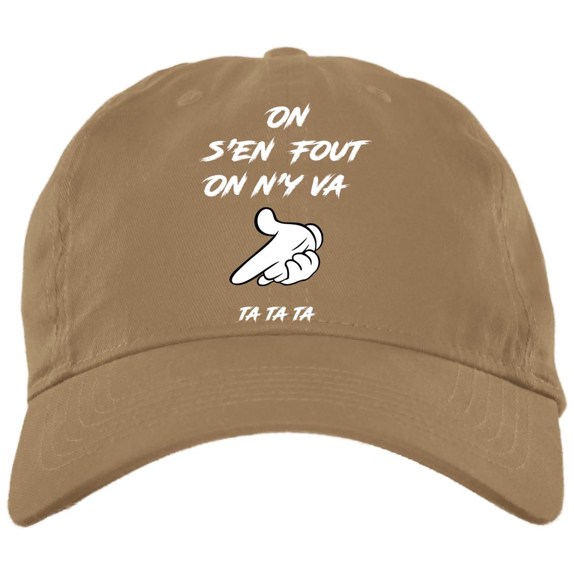 On s'en fout Twill Unstructured Cap