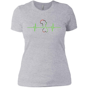 Afrika Hearthbeat Ladies' T-Shirt