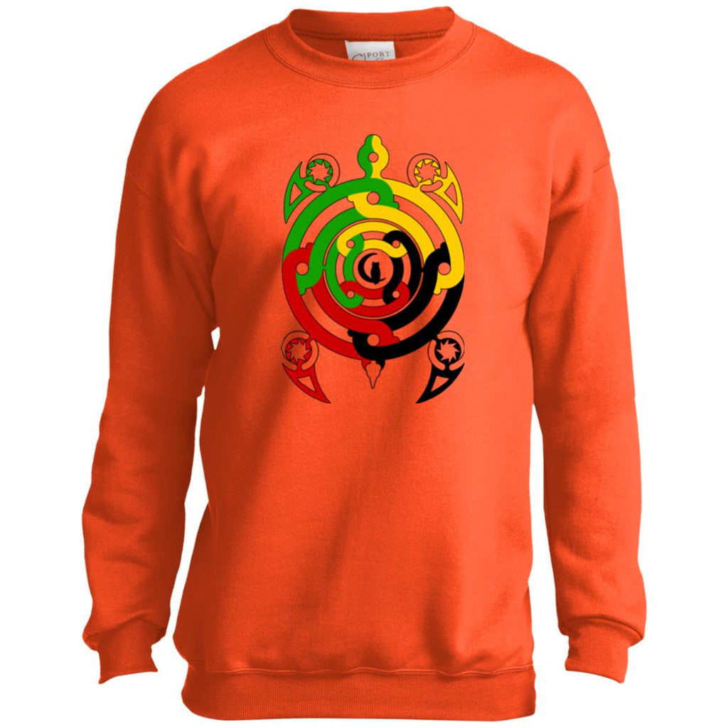 Tembe Art DTG Youth Crewneck Sweatshirt