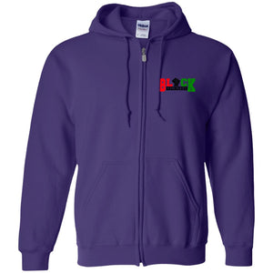 BLACK OWNED RBG Zip Up Hooded Sweatshirt