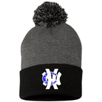 NHC BW Pom Pom Knit Cap