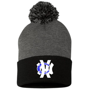 NHC BW Pom Pom Knit Cap