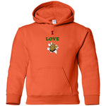 I Love You Youth Boys Pullover Hoodie