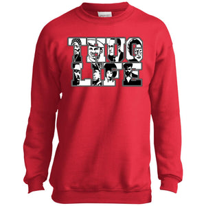 Thug Life Icon Youth Crewneck Sweatshirt