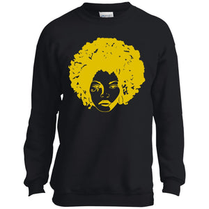 Afro Kween Youth Crewneck Sweatshirt